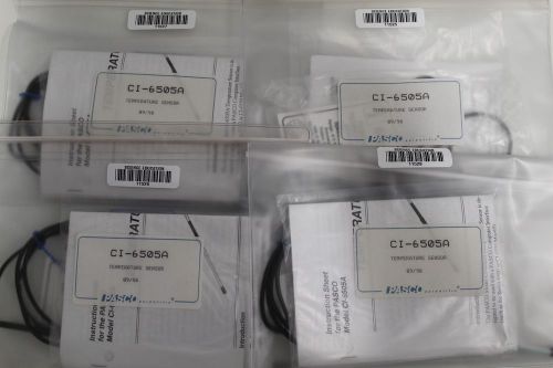 Lot of (4) Pasco Scientific CI-6505A Temperature Sensor with Instructions