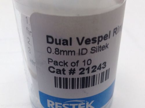 Duel Vespel Ring Inlet Seals, Restek, Pack Of 10