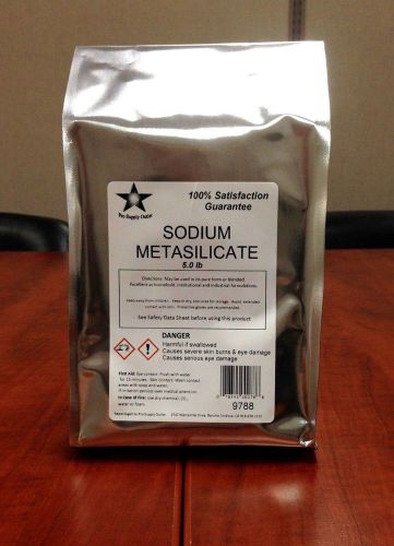 Sodium Metasilicate 15 Lb Pack FREE SHIPPING!
