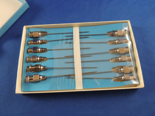 Lot 12 New Box Popper &amp; Sons Hypodermic Needles 20 Gauge Luer Hub 2&#034; Stainless