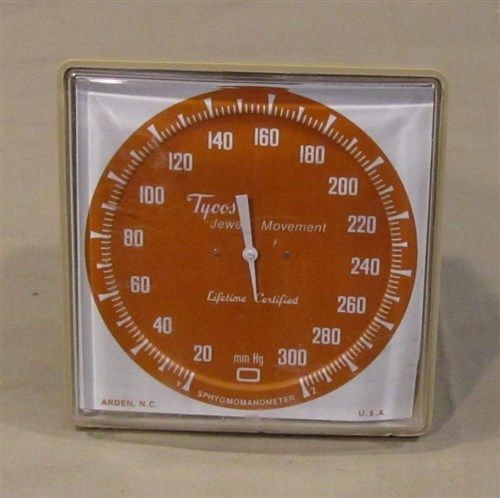 Tycos Jewel Movement Sphygmomanometer Orange Color