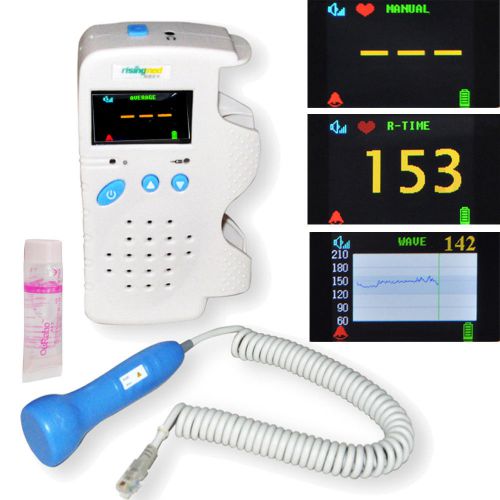 Ce fda fetal heart doppler 3mhz color lcd back light heart beat waveform speaker for sale