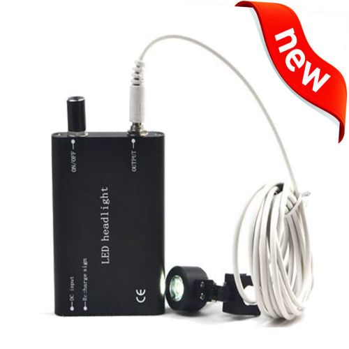 Black Dental Surgical portable LED head light lamp for Binocular loupes glasses