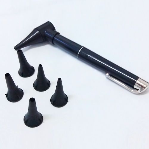 Pen Type ENT Diagnostic Ear Earcare Mini Otoscope Medical Tool + 5 x Heads