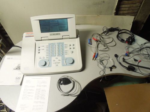Welch Allyn GSI 61 Clinical Audiometer + All Accessories Calibrated - June 2015