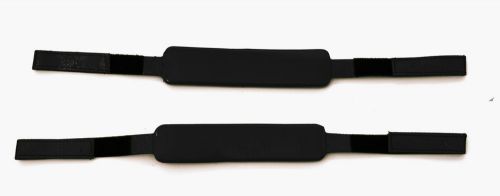 Black replacement straps for Head Immobilizer on Spineboards