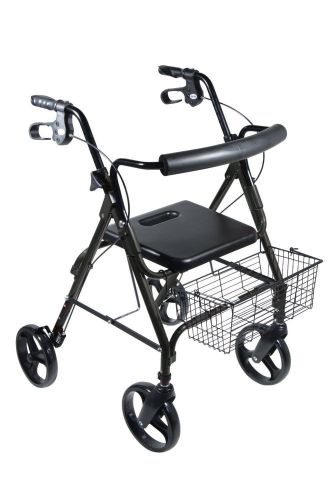 Drive Medical D-Lite Rollator, Black