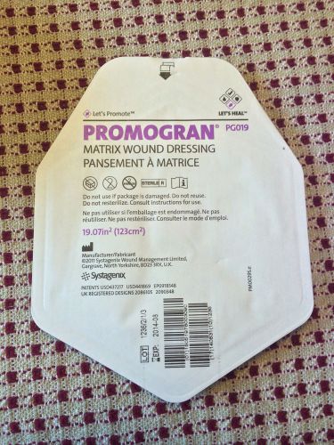 Systagenix Promogran Wound Dressing 19.07 x 19.07in PG019  #9 NINE