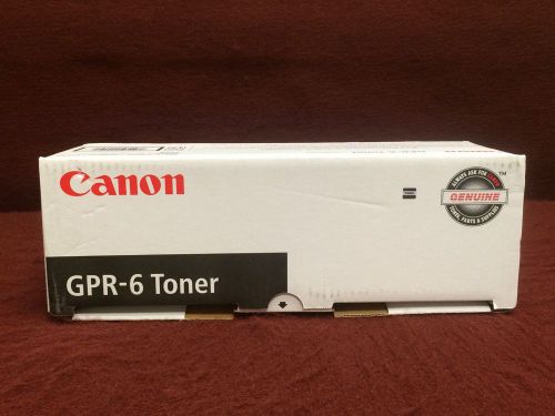 NEW **GENUINE** Canon GPR-6 Black Toner Cartridge 6647A003AA OEM