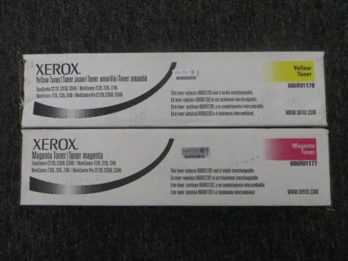 Genuine Xerox 6R01177/6R1177 Magenta 6R01178/6R1178 Yellow Toner Cartridges OEM