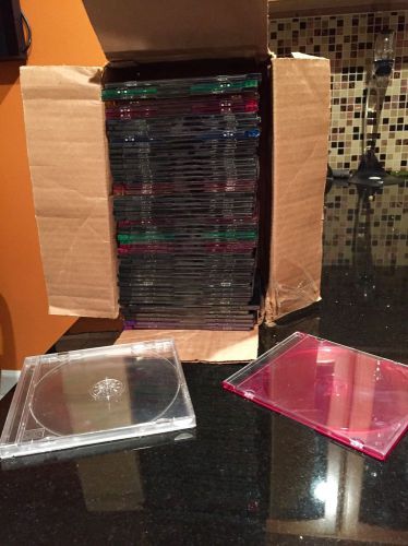 LOT OF 51 UNUSED JEWEL CASES 50 SLIM/1 REGULAR SIZE