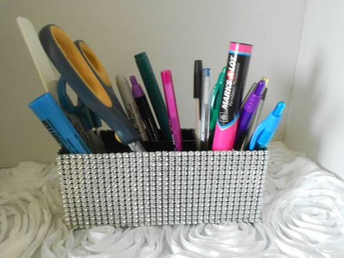 BLING Desk Pencil/Pen/Makeup ORGANIZER  Only 1 Available