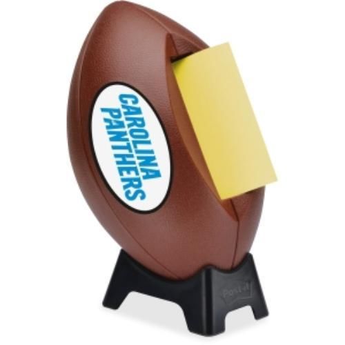 Post-it Popup Football Team Logo Note Dispenser - 3&#034; X 3&#034; - Holds 50 (fb330car)