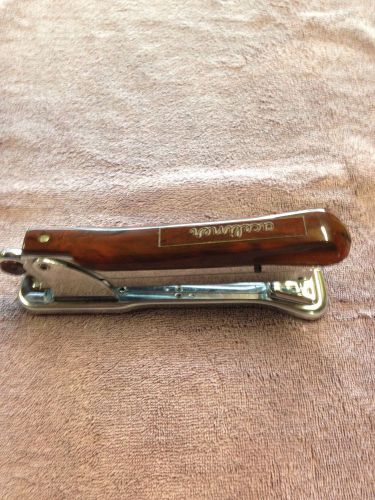 Vintage ACELINER 502 Stapler Chrome  Ace Fastener Co. Chicago U.S.A.