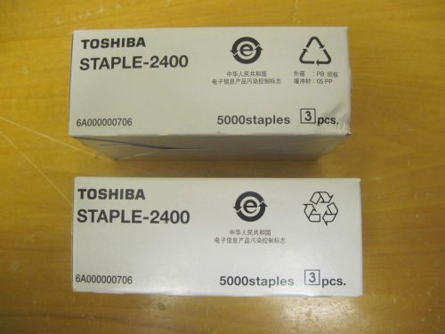 Genuine Toshiba E-Studio Staples 2400 Staple #6A000000706 2 Boxes