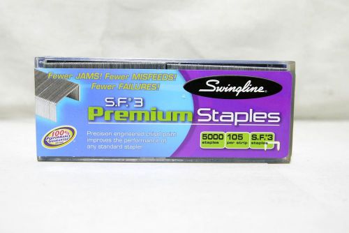 Swingline 35440 - S.F. 3 Prem Chisel Point 105 Count Half Strip Staples,5000 box