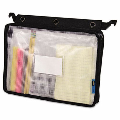 Advantus Expanding Zipper Pouch, 8-1/2 x 11, Clear/Black (AVT50904)