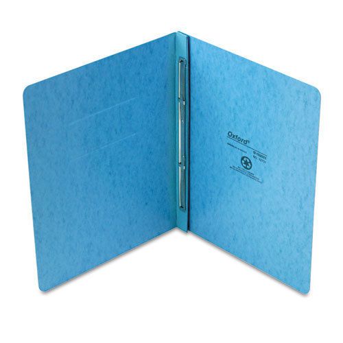 PressGuard Report Cover, Prong Clip, Letter, 3&#034; Capacity, Light Blue