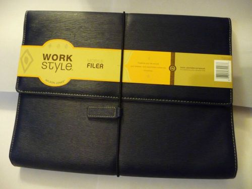 Navy Wilson Jones Portfolio Filer