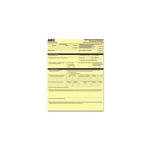 Pm Company 59100 Digital Carbonless Paper, 8-1/2 X 11, One-part, Canary, 500