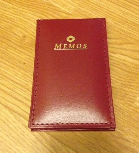 MEAD MINI POCKET REFILLABE  HARDCOVER TOP OPEN MEMO BOOK NEW RED