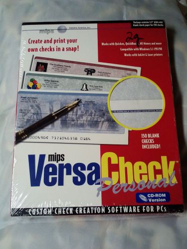 MIPS VersaCheck Personal/150 checks Print checks Versa Check NEW &amp; SEALED