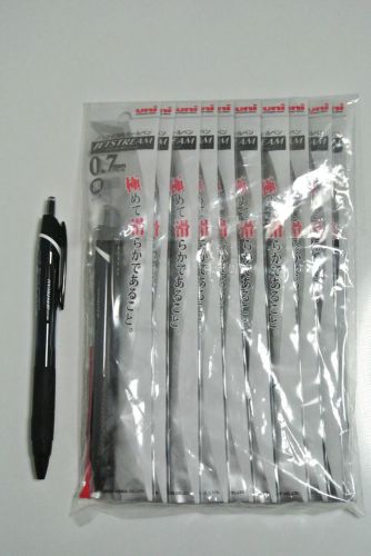 10pcs sxn-150-07 black 0.7mm jetstream standard ballpoint pen / uni-ball blk ink for sale