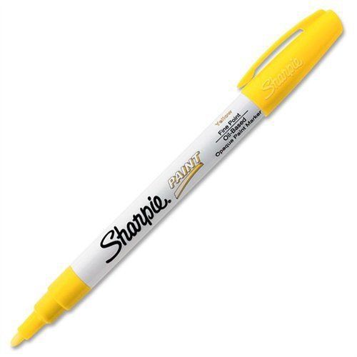 Sanford 35539 Permanent Paint Marker, Fine Point, Yellow