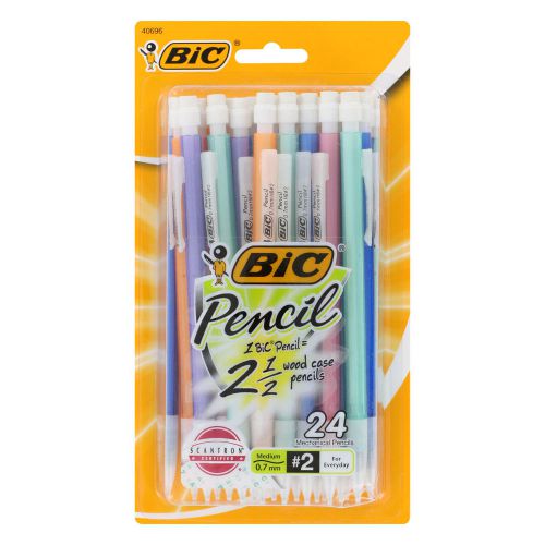 Bic medium point 0.7 mm mechanical pencils (pack of 24) brand new! for sale