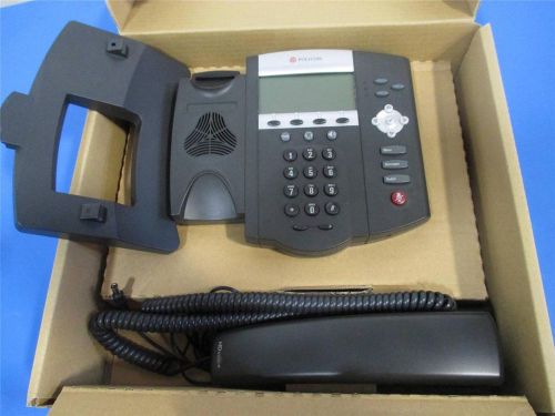 Lot Of 5 Polycom SoundPoint IP450 2201-12450-001 VOIP SIP PoE Phones w/PSU