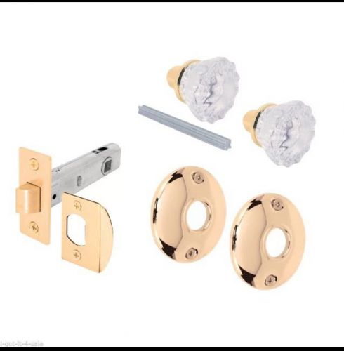 Prime-line E2317 Passage Door Latch Glass Knob Set with Latch Bolt C33