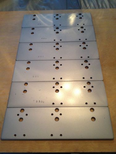 6 Units- Bulk Pack   LCN SUPER SMOOTHEE 4040XP 18G Drop Plate - Alum. Finish