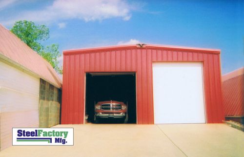 Steel Factory Mfg Prefab 25x30x10 Beam Frame Garage Building Materials Kit