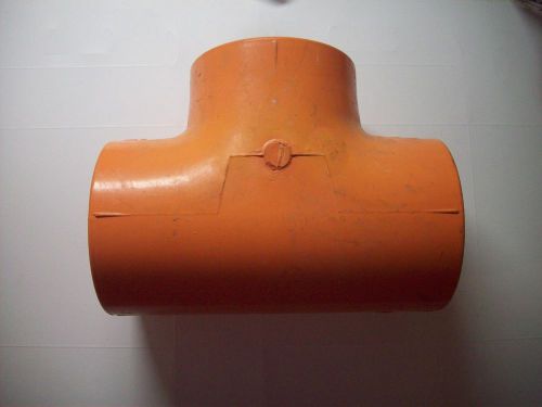 Spears 3&#034;x3&#034;x3&#034; tee cpvc sch80 fire sprinkler orange pipe fitting for sale