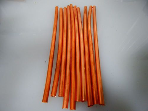 10 PIECES 3/8 INCH OD SOFT COPPER TUBING MINIMUM 12 INCH LONG