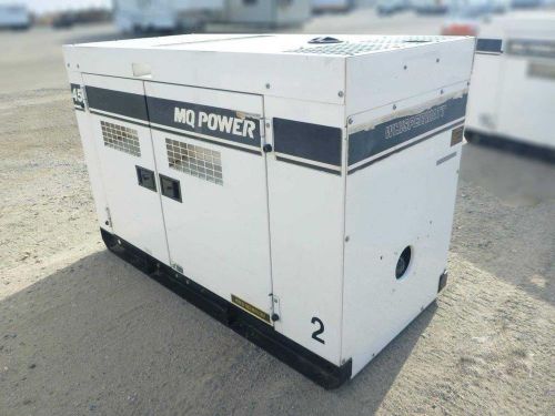 1997 mq power multiquip 45 kva whisperwatt 36 kw skid mounted generator (#1721) for sale