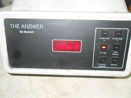 (Q3-3) 1 MACBETH RD-921 THE ANSWER