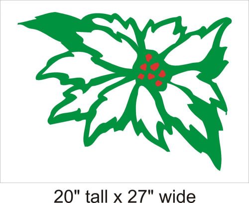 2X Abstract Poinsettia Removable Wall Art Decal Vinyl Sticker Mural Decor-FA281