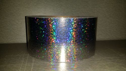 3&#034; X 50yd SILVER SEQUINS  vinyl