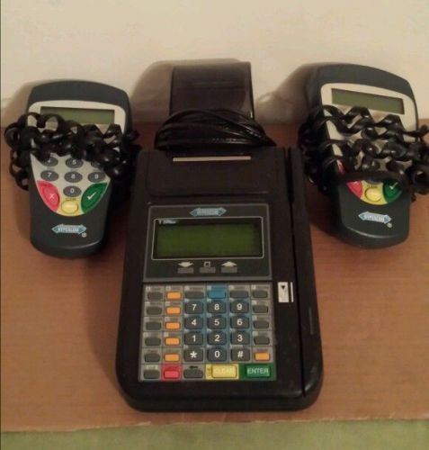 Hypercom t7plus credit card terminal  with 2 keypad for sale