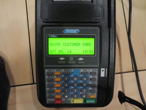 Hypercom T7 Plus Credit Card Terminal complete