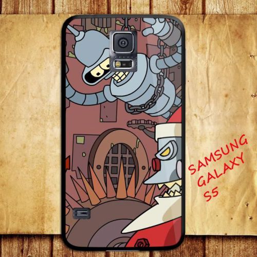 iPhone and Samsung Galaxy - Futurama Bender Robot Santa Cartoon Funny- Case
