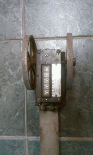 Vintage logging  wheel used to measure tree logs