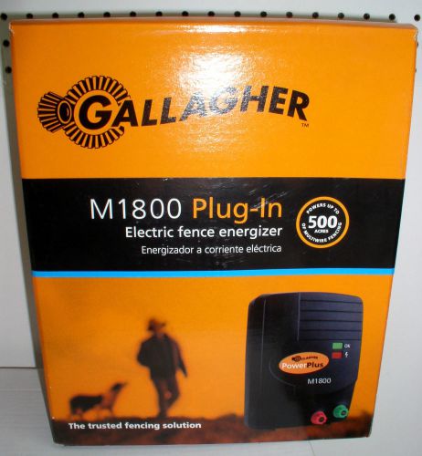 GALLAGHER M1800 POWER PLUS Plug-In ELECTRIC FENCE ENERGIZER up to 500 ACRES