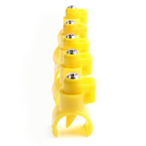 5pcs Chicken Nipple Water Drinker Waterer Poultry Feeder Chicken Duck Hen Bird