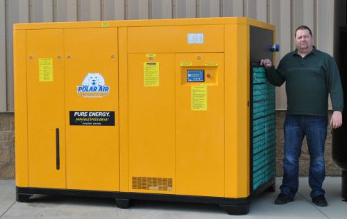 Brand New! Eaton Compressor 125HP 3 Phase VSD Rotary Screw Air Compressor