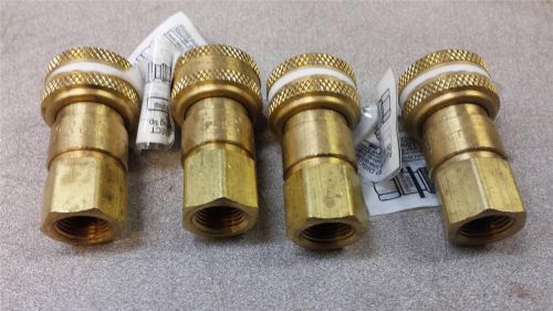 3/8&#034; Industrial Interchange x 3/8&#034; Female NPT Steel Pneumatic Quick Coupler (4)