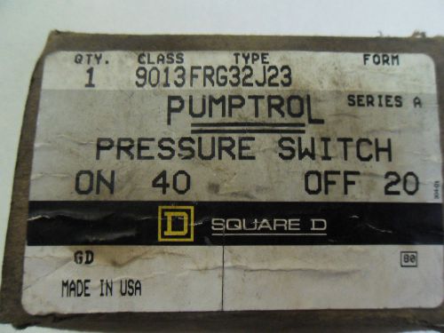 (E2) 1 NEW SQUARE D 9013FRG32J23 PRESSURE SWITCH