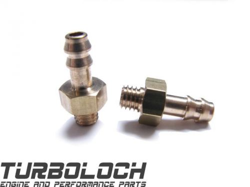 Hose Nozzle Screwed Fittings 4mm M5 Thread Brass