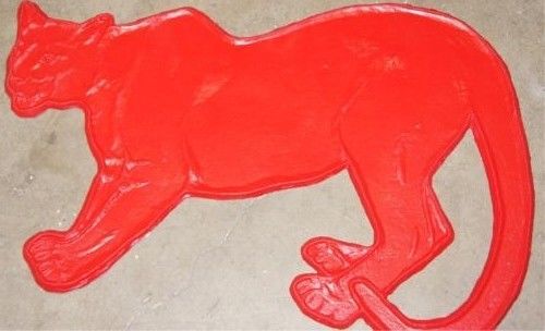 Cougar, Concrete Stamp, Decorative Concrete Stamping.